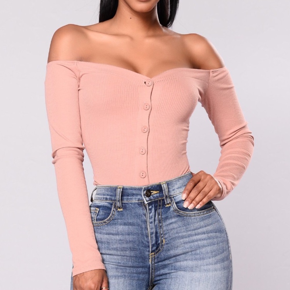 Off the shoulder bodysuit
